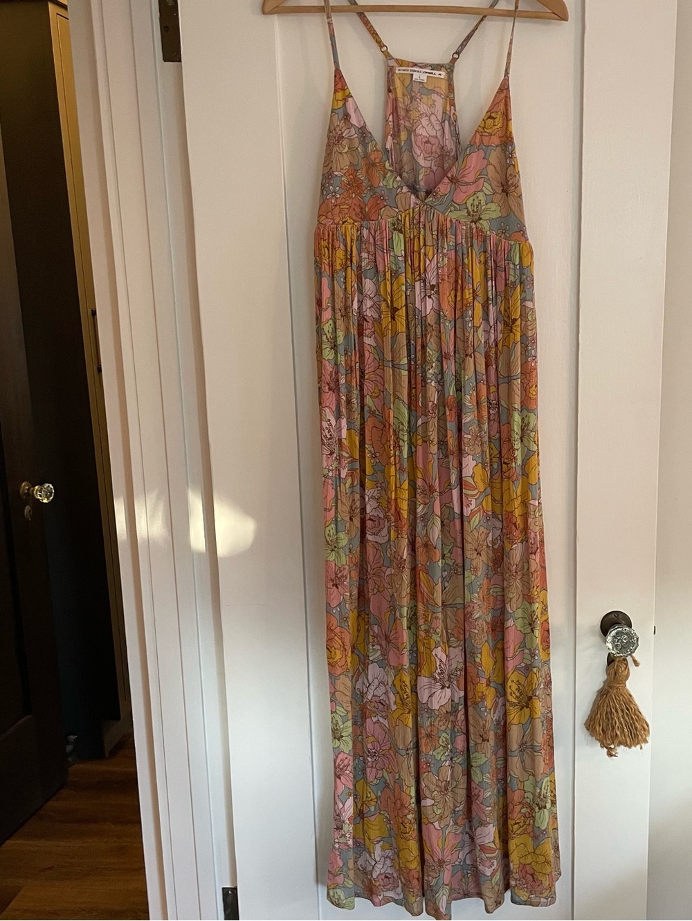 NWT Mel Maxi Janis Floral Swim Cover-Up Dress by O’Neal Size L - Picture 8 of 12
